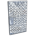 Arctic Camouflage Net Door - Rust-Skin für Blechtür