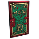 Jade Lunar Tiger Door - Rust-Skin für Blechtür