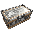 Scientific Stone Storage - Rust-Skin für Große Holzkiste