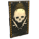 Danger Zone Wooden Door - Rust-Skin für Holztür