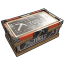 Scientific Tools Storage - Rust-Skin für Große Holzkiste