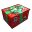 Festive Stickered Storage Box