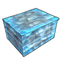 Ice Small Box - Rust-Skin für Holzkiste