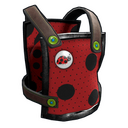 Ladybug Cosplay Chestplate - Rust-Skin für Metall Brustplatte