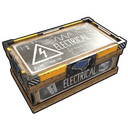 Scientific Electrical Storage - Rust-Skin für Große Holzkiste