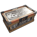 Scientific Scrap Storage - Rust-Skin für Große Holzkiste