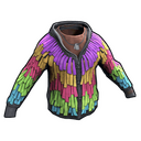 Festive Costume Hoodie - Rust-Skin für Kapuzenjacke
