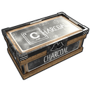 Scientific Charcoal Storage - Rust-Skin für Große Holzkiste