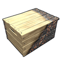 Smouldering Box - Rust-Skin für Holzkiste