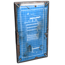 Blueprint Metal Door - Rust-Skin für Blechtür