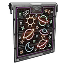 Outer Planets Garage Door - Rust-Skin für Garagentor