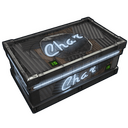 Neon Charcoal Storage - Rust-Skin für Große Holzkiste