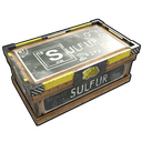 Scientific Sulfur Storage - Rust-Skin für Große Holzkiste