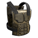 Military Chestplate - Rust-Skin für Metall Brustplatte