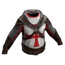 Knights Templar Hoodie - Rust-Skin für Kapuzenjacke