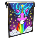 Rainbow Pony Garage Door - Rust-Skin für Garagentor