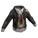 Zombie Costume Hoodie - Rust-Skin für Kapuzenjacke
