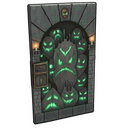 Ghostly Flame Door - Rust-Skin für Blechtür
