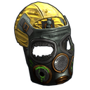 Nuclear Fanatic Facemask - Rust-Skin für Metall Maske