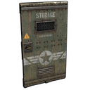 Military Storage Wooden Door - Rust-Skin für Holztür