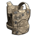 Desert Raiders Chest Plate - Rust-Skin für Metall Brustplatte
