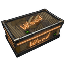 Neon Wood Storage - Rust-Skin für Große Holzkiste