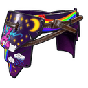 Rainbow Pony Roadsign Pants - Rust-Skin für Verkehrsschild-Rock