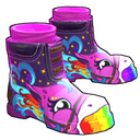 Rainbow Pony Boots - Rust-Skin für Stiefel