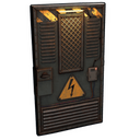Control Room Door - Rust-Skin für Blechtür