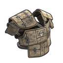 Desert Raiders Roadsign Vest - Rust-Skin für Verkehrsschild-Jacke
