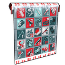 Advent Calendar Garage Door - Rust-Skin für Garagentor