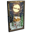 Santa's Door - Rust-Skin für Blechtür