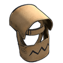 Cardboard Helmet - Rust-Skin für Kaffedosenhelm