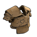 Cardboard Vest - Rust-Skin für Verkehrsschild-Jacke