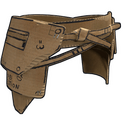 Cardboard Kilt - Rust-Skin für Verkehrsschild-Rock
