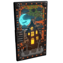 Halloween House Door - Rust-Skin für Blechtür
