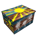 Day and Night Small Box - Rust-Skin für Holzkiste