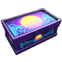 Retrowave Large Box - Rust-Skin für Große Holzkiste