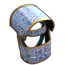 Porcelain Helmet - Rust-Skin für Kaffedosenhelm