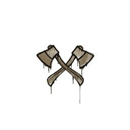 Sealed Graffiti | X-Axes (Dust Brown)