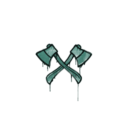 Sealed Graffiti | X-Axes (Frog Green)