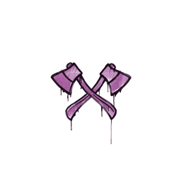 Sealed Graffiti | X-Axes (Bazooka Pink)