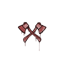 Sealed Graffiti | X-Axes (Blood Red)