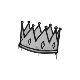 Sealed Graffiti | King Me (Shark White)