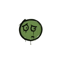 Sealed Graffiti | Worry (Battle Green)