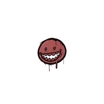 Sealed Graffiti | Mr. Teeth (Blood Red)
