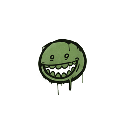 Sealed Graffiti | Mr. Teeth (Battle Green)