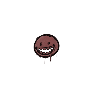Sealed Graffiti | Mr. Teeth (Brick Red)