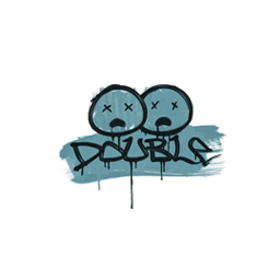 Sealed Graffiti | Double (Wire Blue)