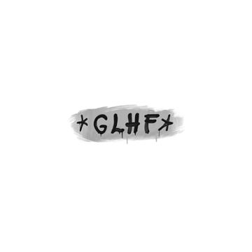 Sealed Graffiti | GLHF (Shark White)